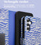 iMoshion Hoesje Geschikt voor Samsung Galaxy A54 (5G) Hoesje Met Pasjeshouder - iMoshion Design Bookcase smartphone - Meerkleurig / White Blue Stripes