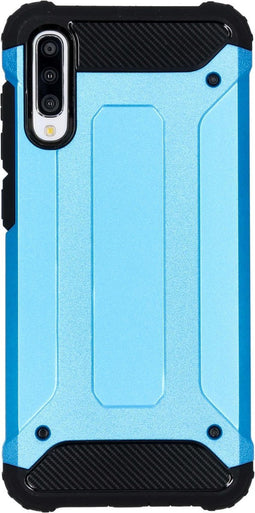 iMoshion Hoesje Geschikt voor Samsung Galaxy A70 Hoesje - iMoshion Rugged Xtreme Backcover - Lichtblauw