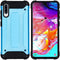 iMoshion Hoesje Geschikt voor Samsung Galaxy A70 Hoesje - iMoshion Rugged Xtreme Backcover - Lichtblauw