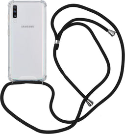 iMoshion Hoesje Geschikt voor Samsung Galaxy A70 Hoesje Met Koord - iMoshion Backcover met koord - Transparant