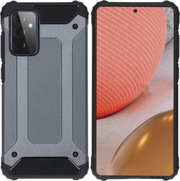 iMoshion Hoesje Geschikt voor Samsung Galaxy A72 Hoesje - iMoshion Rugged Xtreme Backcover - Donkerblauw
