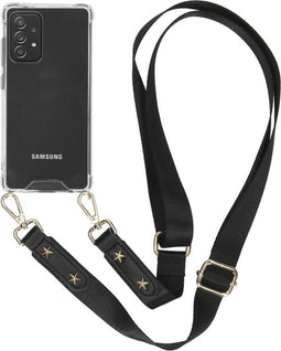 iMoshion Hoesje Geschikt voor Samsung Galaxy A72 Hoesje Met Koord - iMoshion Backcover met strap - Transparant