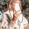 iMoshion Hoesje Geschikt voor Samsung Galaxy A72 Hoesje Met Koord - iMoshion Design Hoesje met Koord - Wit / Meerkleurig / Goud / White Graphic