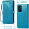 iMoshion Hoesje Geschikt voor Samsung Galaxy A72 Hoesje Met Pasjeshouder - iMoshion Mandala Bookcase - Turquoise