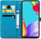 iMoshion Hoesje Geschikt voor Samsung Galaxy A72 Hoesje Met Pasjeshouder - iMoshion Mandala Bookcase - Turquoise