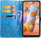 iMoshion Hoesje Geschikt voor Samsung Galaxy M11 / A11 Hoesje Met Pasjeshouder - iMoshion Mandala Bookcase - Turquoise