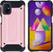 iMoshion Hoesje Geschikt voor Samsung Galaxy M31s Hoesje - iMoshion Rugged Xtreme Backcover - Rosé