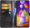 iMoshion Hoesje Geschikt voor Samsung Galaxy M31s Hoesje Met Pasjeshouder - iMoshion Mandala Bookcase - Zwart