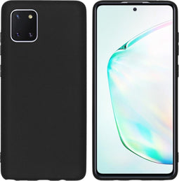 iMoshion Hoesje Geschikt voor Samsung Galaxy Note 10 Lite Hoesje Siliconen - iMoshion Color Backcover - Zwart