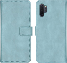 iMoshion Hoesje Geschikt voor Samsung Galaxy Note 10 Plus Hoesje Met Pasjeshouder - iMoshion Luxe Bookcase - Lichtblauw
