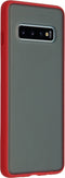 iMoshion Hoesje Geschikt voor Samsung Galaxy S10 Hoesje - iMoshion Frosted Backcover - Rood