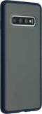 iMoshion Hoesje Geschikt voor Samsung Galaxy S10 Hoesje - iMoshion Frosted Backcover - Blauw