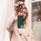 iMoshion Hoesje Geschikt voor Samsung Galaxy S10 Plus Hoesje Met Koord - iMoshion Design Hoesje met Koord - Zwart / Meerkleurig / Groen / Panther Illustration