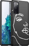 imoshion Hoesje - Geschikt voor Samsung Galaxy S20 FE - Design hoesje - Line Art Woman White