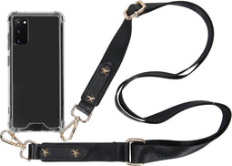 iMoshion Hoesje Geschikt voor Samsung Galaxy S20 Hoesje Met Koord - iMoshion Backcover met strap - Transparant