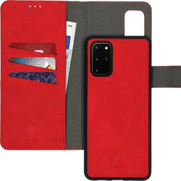 iMoshion Hoesje Geschikt voor Samsung Galaxy S20 Plus Hoesje Met Pasjeshouder - iMoshion Uitneembare 2-in-1 Luxe Bookcase - Rood