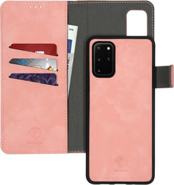 iMoshion Hoesje Geschikt voor Samsung Galaxy S20 Plus Hoesje Met Pasjeshouder - iMoshion Uitneembare 2-in-1 Luxe Bookcase - Lichtroze