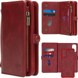 iMoshion Hoesje Geschikt voor Samsung Galaxy S20 Plus Hoesje Met Pasjeshouder - iMoshion 2-in-1 Wallet Bookcase - Rood