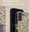 iMoshion Hoesje Geschikt voor Samsung Galaxy S21 FE Hoesje Met Pasjeshouder - iMoshion Design Bookcase smartphone - Meerkleurig / Black And White Dots
