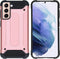 iMoshion Hoesje Geschikt voor Samsung Galaxy S21 Hoesje - iMoshion Rugged Xtreme Backcover - Rosé