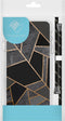 iMoshion Hoesje Geschikt voor Samsung Galaxy S21 Hoesje Met Koord - iMoshion Design Hoesje met Koord - Zwart / Meerkleurig / Goud / Black Graphic