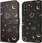iMoshion Hoesje Geschikt voor Samsung Galaxy S21 Hoesje Met Pasjeshouder - iMoshion Design Bookcase smartphone - Zwart / Sky Black
