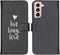 iMoshion Hoesje Geschikt voor Samsung Galaxy S21 Hoesje Met Pasjeshouder - iMoshion Design Softcase Bookcase - Meerkleurig / Live Laugh Love