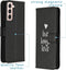 iMoshion Hoesje Geschikt voor Samsung Galaxy S21 Hoesje Met Pasjeshouder - iMoshion Design Softcase Bookcase - Meerkleurig / Live Laugh Love