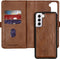 iMoshion Hoesje Geschikt voor Samsung Galaxy S21 Hoesje Met Pasjeshouder - iMoshion 2-in-1 Wallet Bookcase - Bruin