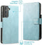 iMoshion Hoesje Geschikt voor Samsung Galaxy S21 Hoesje Met Pasjeshouder - iMoshion Luxe Bookcase - Lichtblauw