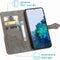 iMoshion Hoesje Geschikt voor Samsung Galaxy S21 Hoesje Met Pasjeshouder - iMoshion Mandala Bookcase - Grijs