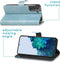 iMoshion Hoesje Geschikt voor Samsung Galaxy S21 Hoesje Met Pasjeshouder - iMoshion Luxe Bookcase - Lichtblauw