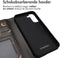 iMoshion Hoesje Geschikt voor Samsung Galaxy S21 Hoesje Met Pasjeshouder - iMoshion Design Bookcase smartphone - Zwart / Sky Black
