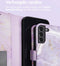 iMoshion Hoesje Geschikt voor Samsung Galaxy S21 Hoesje Met Pasjeshouder - iMoshion Design Bookcase smartphone - Paars / Purple Marble