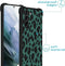 imoshion Hoesje Geschikt voor Samsung Galaxy S21 Plus Hoesje Met Koord - imoshion Design Hoesje met Koord - Zwart / Meerkleurig / Groen / Panther Illustration