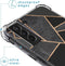 iMoshion Hoesje Geschikt voor Samsung Galaxy S21 Plus Hoesje Met Koord - iMoshion Design Hoesje met Koord - Zwart / Meerkleurig / Goud / Black Graphic