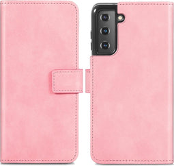 iMoshion Hoesje Geschikt voor Samsung Galaxy S21 Plus Hoesje Met Pasjeshouder - iMoshion Luxe Bookcase - Blauw