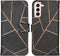 iMoshion Hoesje Geschikt voor Samsung Galaxy S21 Plus Hoesje Met Pasjeshouder - iMoshion Design Softcase Bookcase - Meerkleurig / Black Graphic