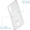 iMoshion Hoesje Geschikt voor Samsung Galaxy S21 Plus Hoesje Met Pasjeshouder - iMoshion Softcase Backcover met pashouder - Transparant