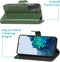 iMoshion Hoesje Geschikt voor Samsung Galaxy S21 Plus Hoesje Met Pasjeshouder - iMoshion Luxe Bookcase - Groen