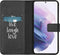 iMoshion Hoesje Geschikt voor Samsung Galaxy S21 Plus Hoesje Met Pasjeshouder - iMoshion Design Softcase Bookcase - Meerkleurig / Live Laugh Love