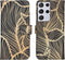 iMoshion Hoesje Geschikt voor Samsung Galaxy S21 Ultra Hoesje Met Pasjeshouder - iMoshion Design Softcase Bookcase - Meerkleurig / Golden Leaves