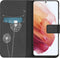iMoshion Hoesje Geschikt voor Samsung Galaxy S21 Ultra Hoesje Met Pasjeshouder - iMoshion Design Softcase Bookcase - Meerkleurig / Dandelion