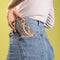 iMoshion Hoesje Geschikt voor Samsung Galaxy S21 Ultra Hoesje Met Pasjeshouder - iMoshion Design Softcase Bookcase - Meerkleurig / Golden Leaves