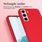 iMoshion Hoesje Geschikt voor Samsung Galaxy S22 Hoesje Met Koord - iMoshion Color Backcover met afneembaar koord - Rood