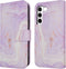 iMoshion Hoesje Geschikt voor Samsung Galaxy S22 Hoesje Met Pasjeshouder - iMoshion Design Bookcase smartphone - Paars / Purple Marble
