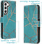 iMoshion Hoesje Geschikt voor Samsung Galaxy S22 Hoesje Met Pasjeshouder - iMoshion Design Softcase Bookcase - Blauw / Blue Graphic