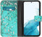 iMoshion Hoesje Geschikt voor Samsung Galaxy S22 Hoesje Met Pasjeshouder - iMoshion Design Softcase Bookcase - Wit / Blossom