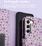 iMoshion Hoesje Geschikt voor Samsung Galaxy S22 Hoesje Met Pasjeshouder - iMoshion Design Bookcase smartphone - Meerkleurig / Purple Flowers