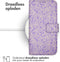 iMoshion Hoesje Geschikt voor Samsung Galaxy S22 Hoesje Met Pasjeshouder - iMoshion Design Bookcase smartphone - Meerkleurig / Purple White Flowers